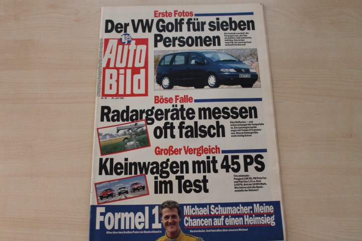 Deckblatt Auto Bild (30/1992)